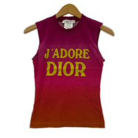 Christian Dior ガリアーノ期 グラデ ロゴプリント タンクトップ