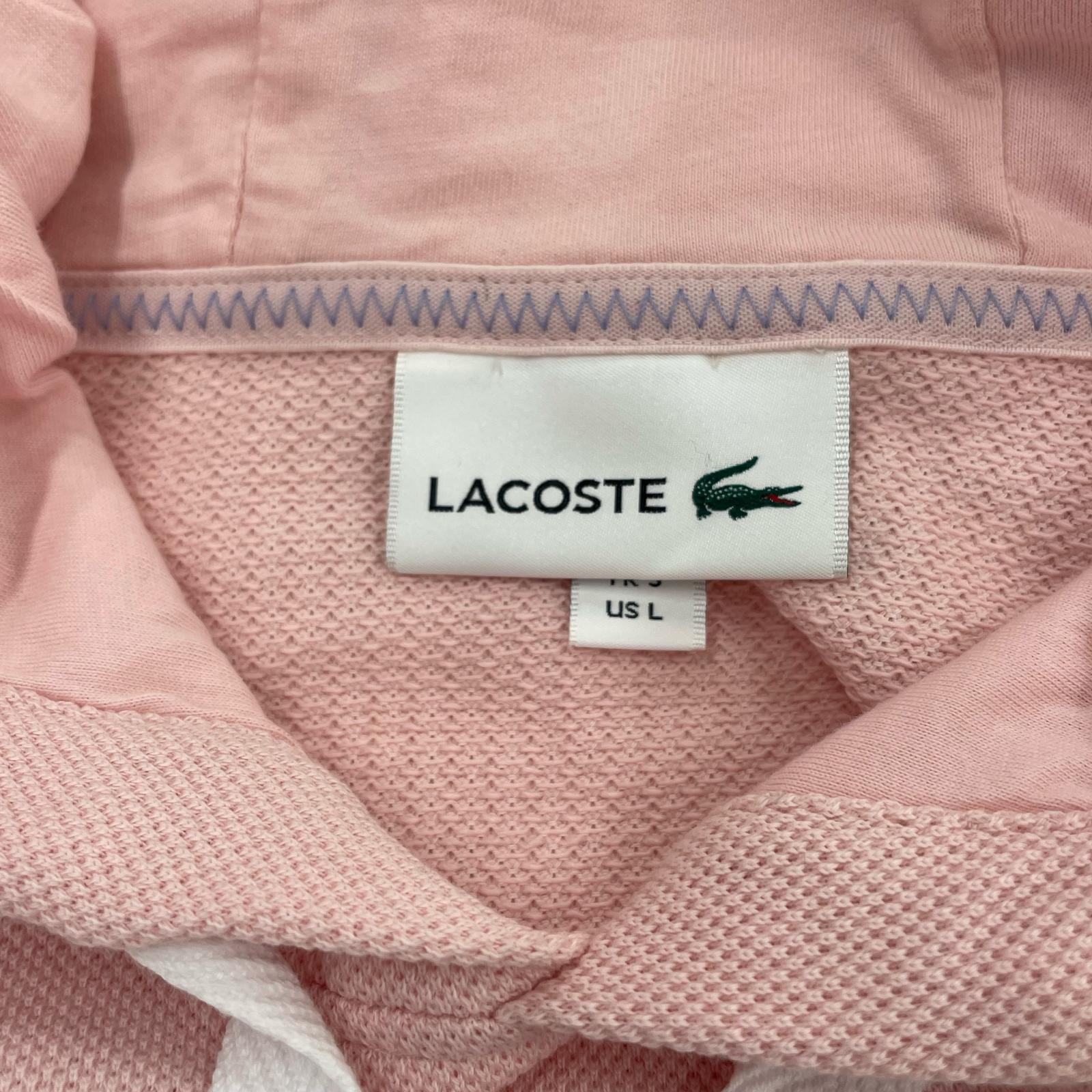 パーカー LACOSTE SH0532 鹿の子地パーカー PK