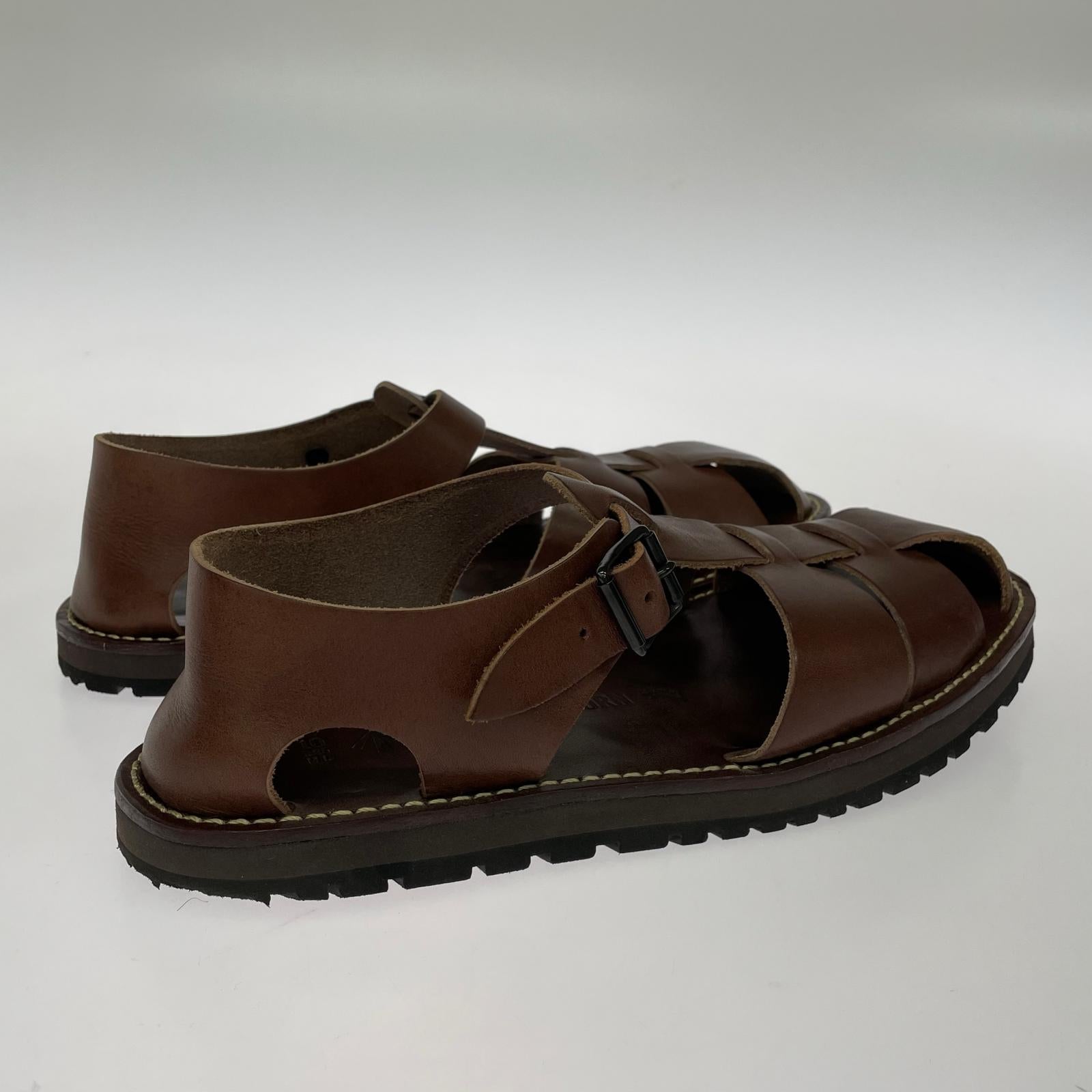 シューズ Nigel Cabourn LEATHER GURKHA SANDAL ブラウン 28cm (US10 UK9 1/2 EU46) ブラウン