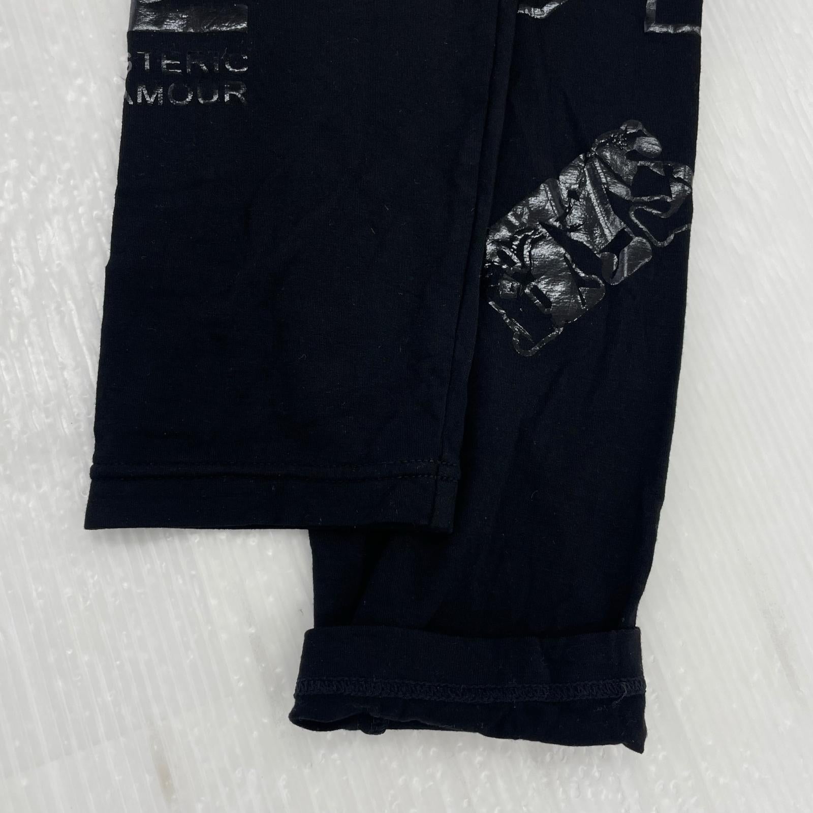 パンツ HYSTERIC GLAMOUR ☆SCRATCH レギンス F フリー ブラック