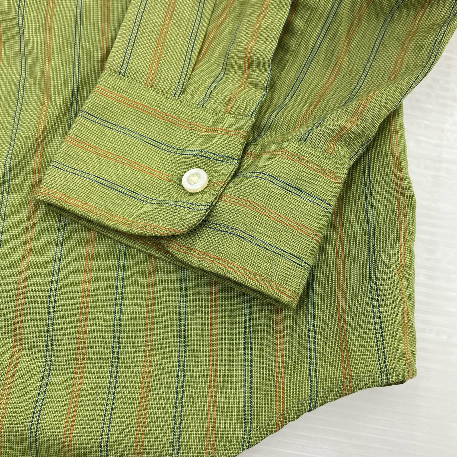 長袖シャツ 60s TOWNCRAFT グリーン L