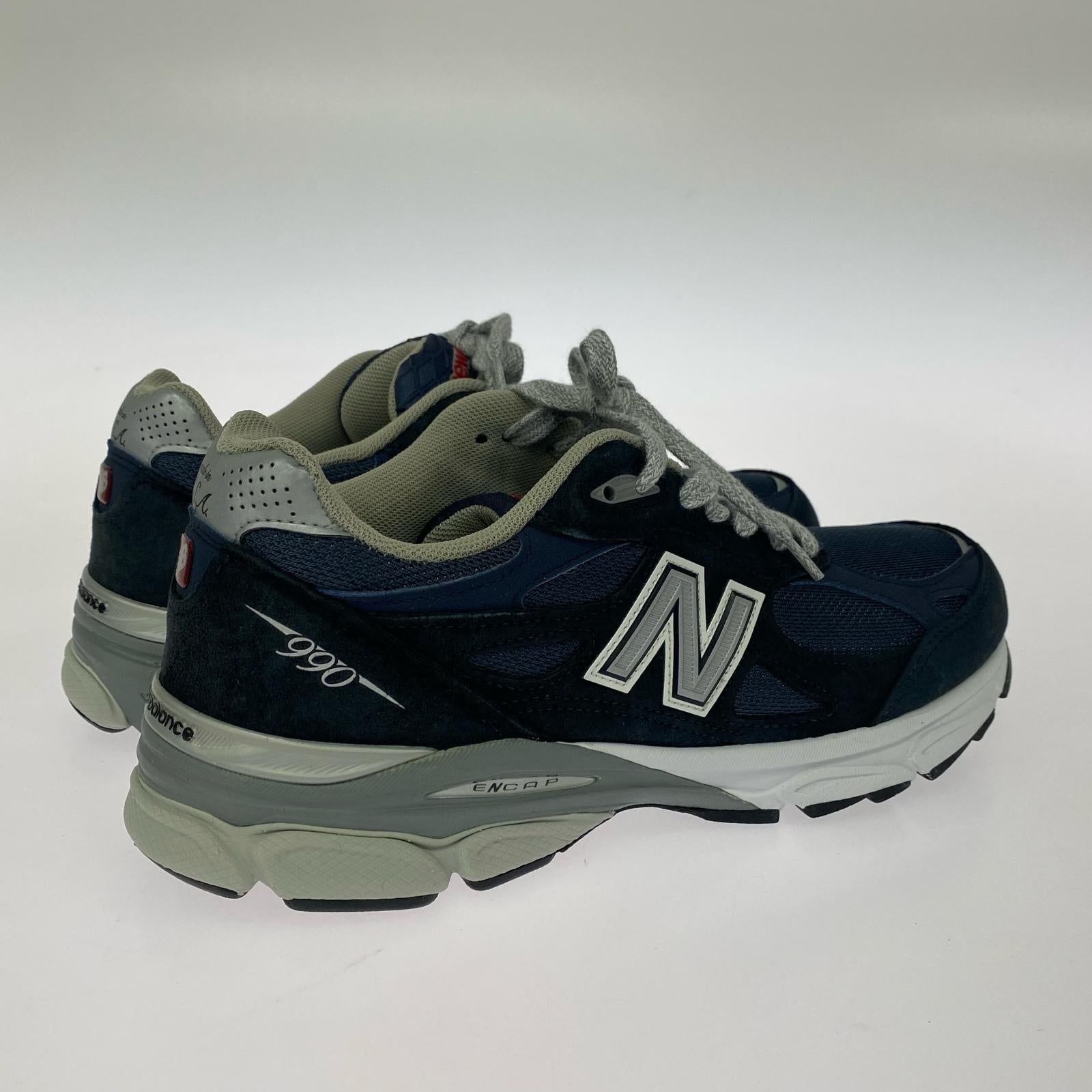 スニーカー NEW BALANCE USA製 990V3 M990NB3 28.0cm 紺 28cm (US10 UK9 1/2 EU46) ネイビー