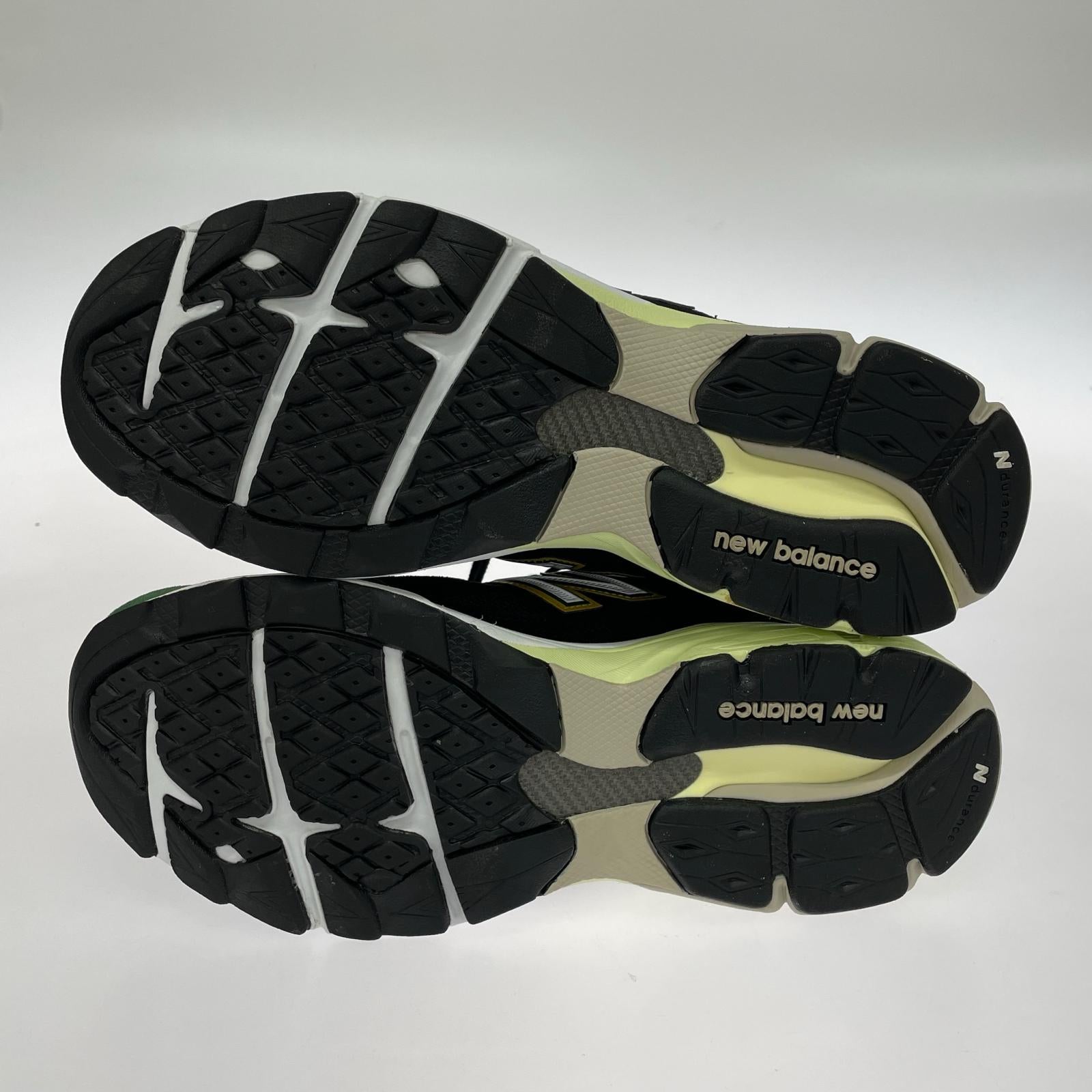 スニーカー NEW BALANCE USA製 990V3 M990CP3 28.0 BLACK GREEN YELLOW 28cm (US10 UK9 1/2 EU46) ブラック