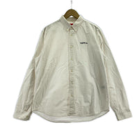 長袖シャツ Washed Twill Shirt 白 M ホワイト