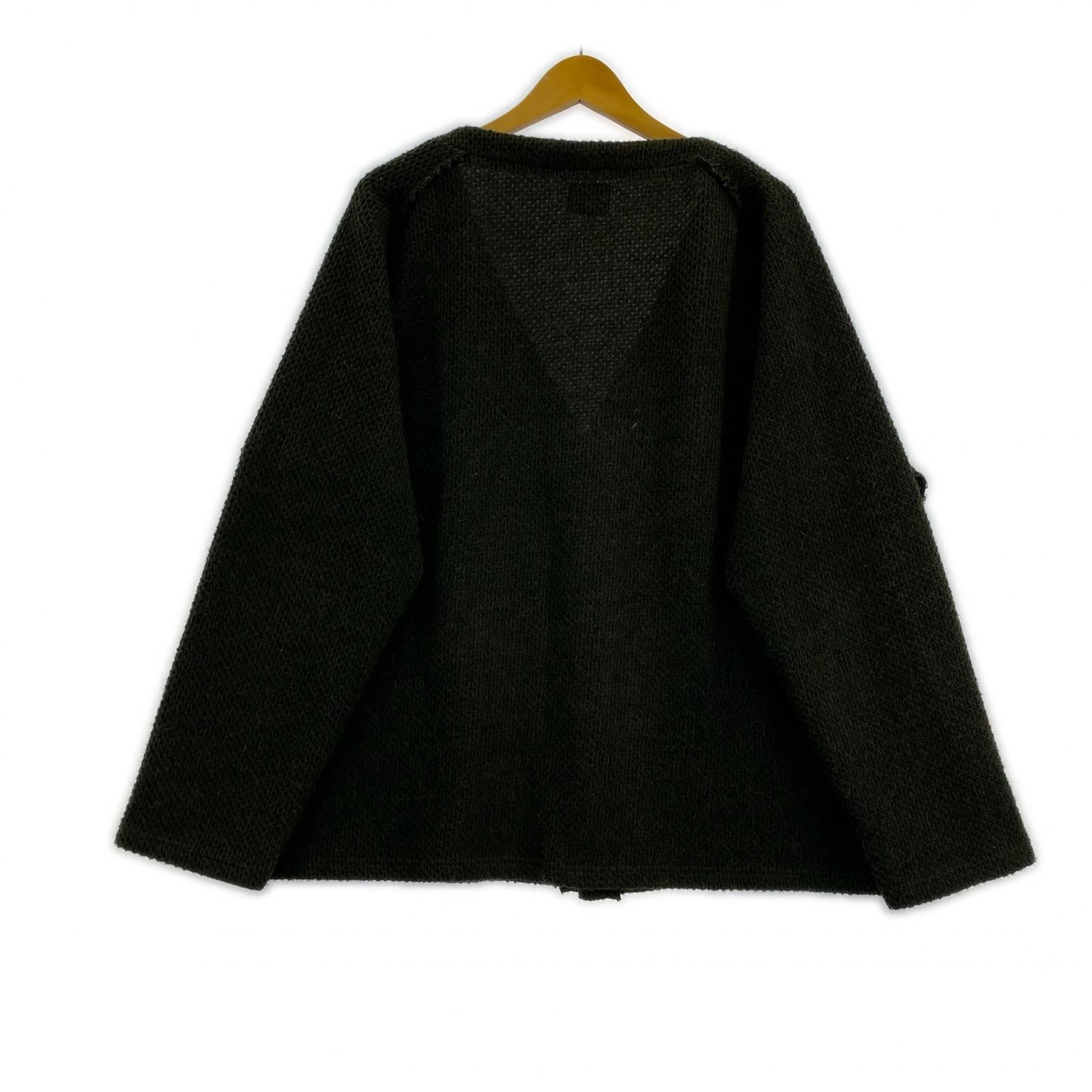 カーディガン ピケニットカーディガン カーキ (L) L カーキ