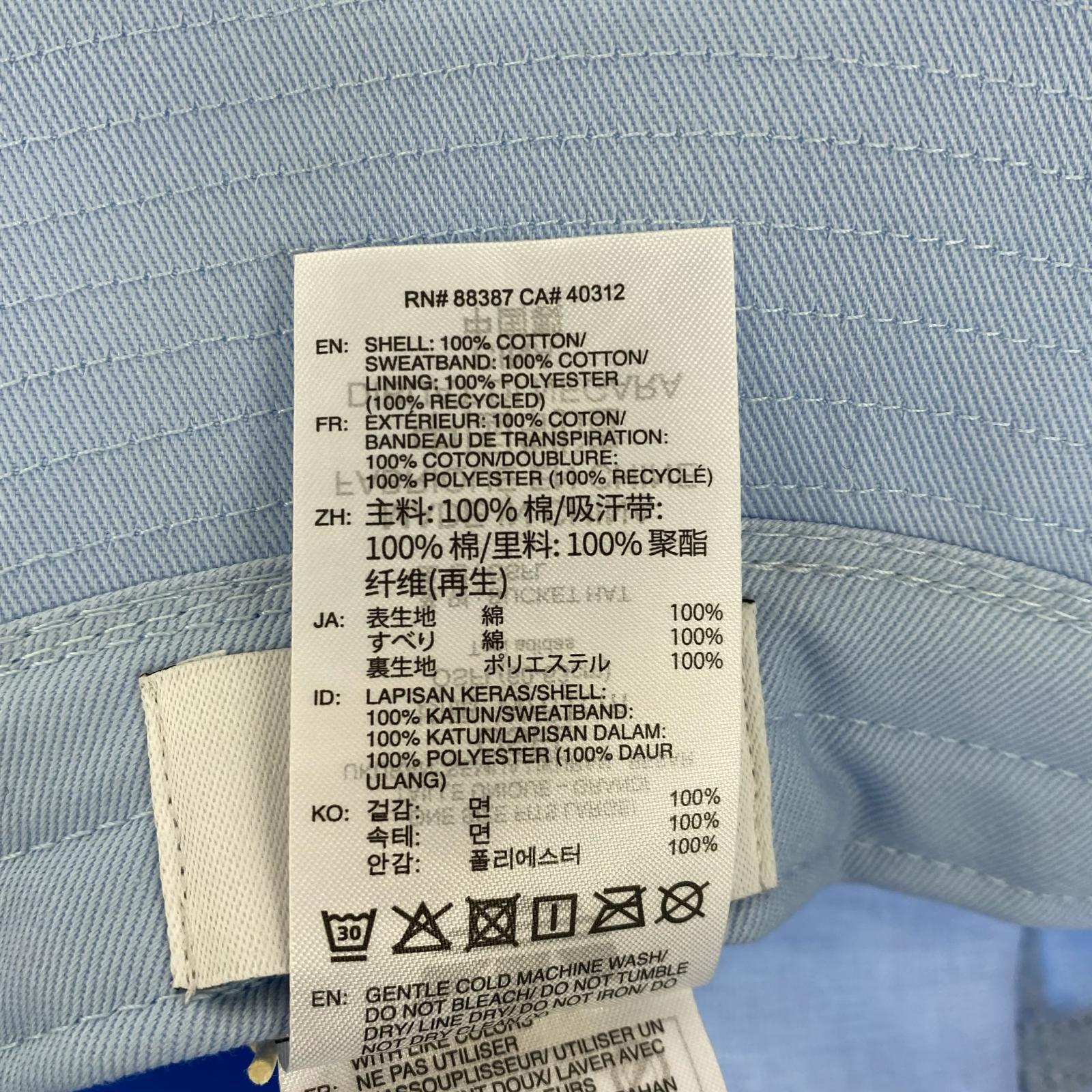 ハット ×Oasis バケットハット BLU ブルー