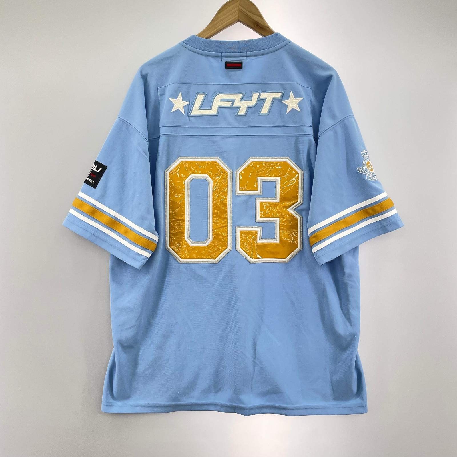 半袖Tシャツ LFYT FUBU ゲームシャツ (M) M ブルー
