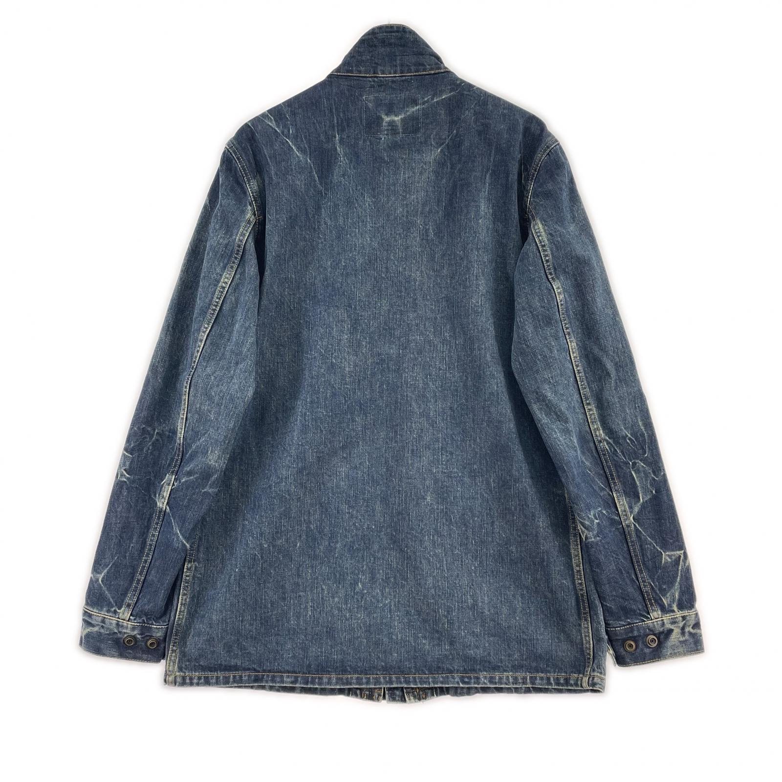 デニムジャケット HYSTERIC GLAMOUR デニムバイカージャケット L