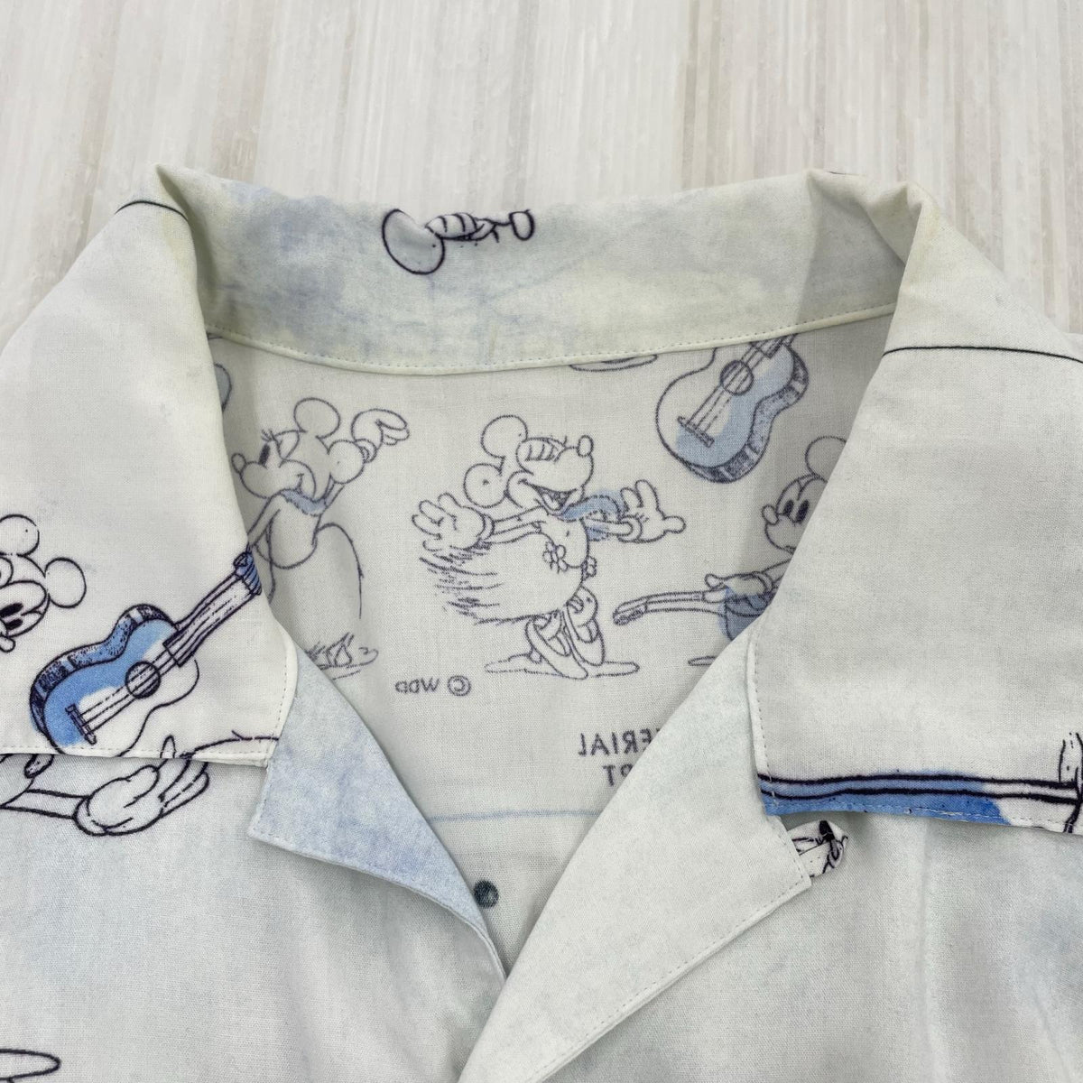 半袖シャツ Porter Classic Disney Mickey レーヨンアロハシャツ L