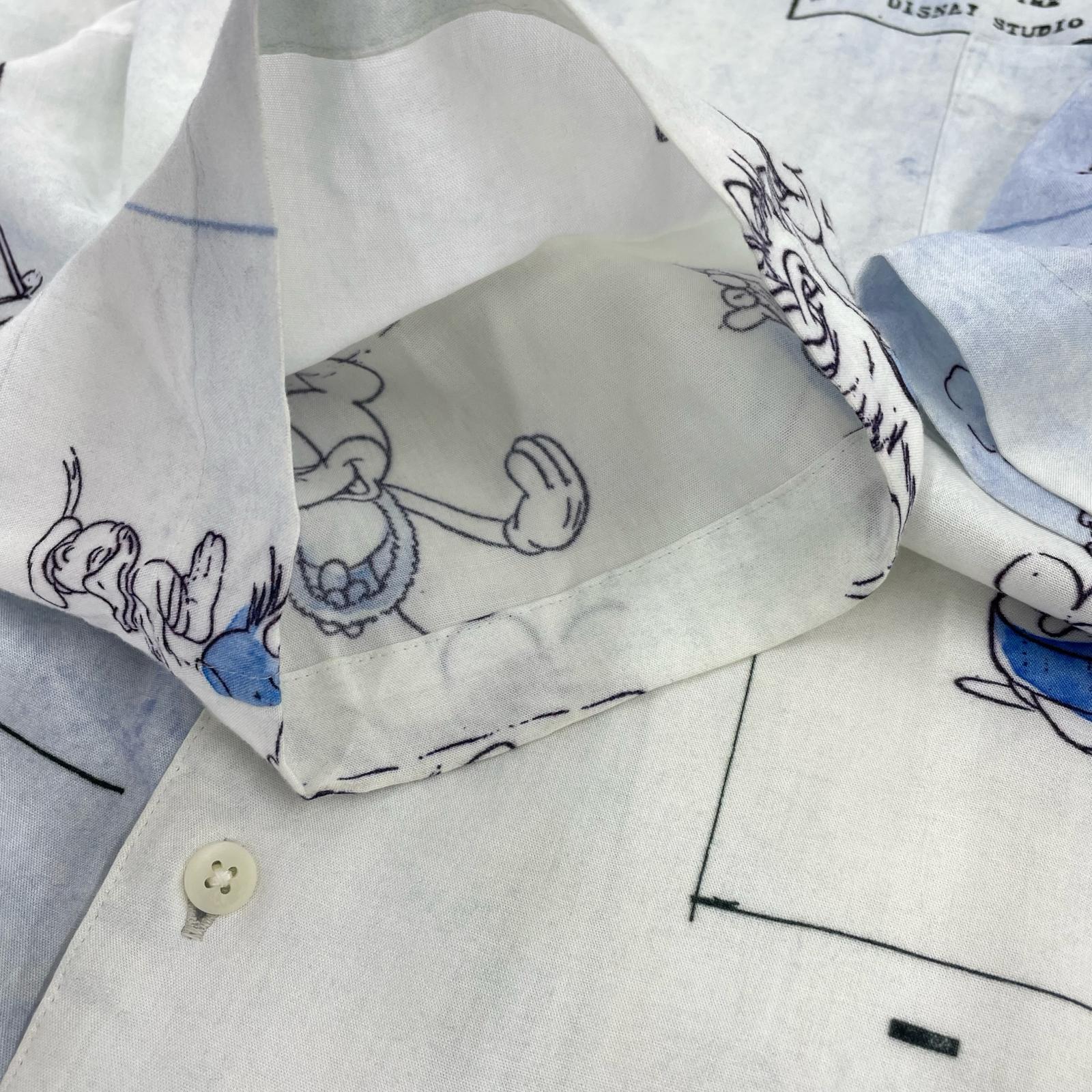 半袖シャツ Porter Classic Disney Mickey レーヨンアロハシャツ L