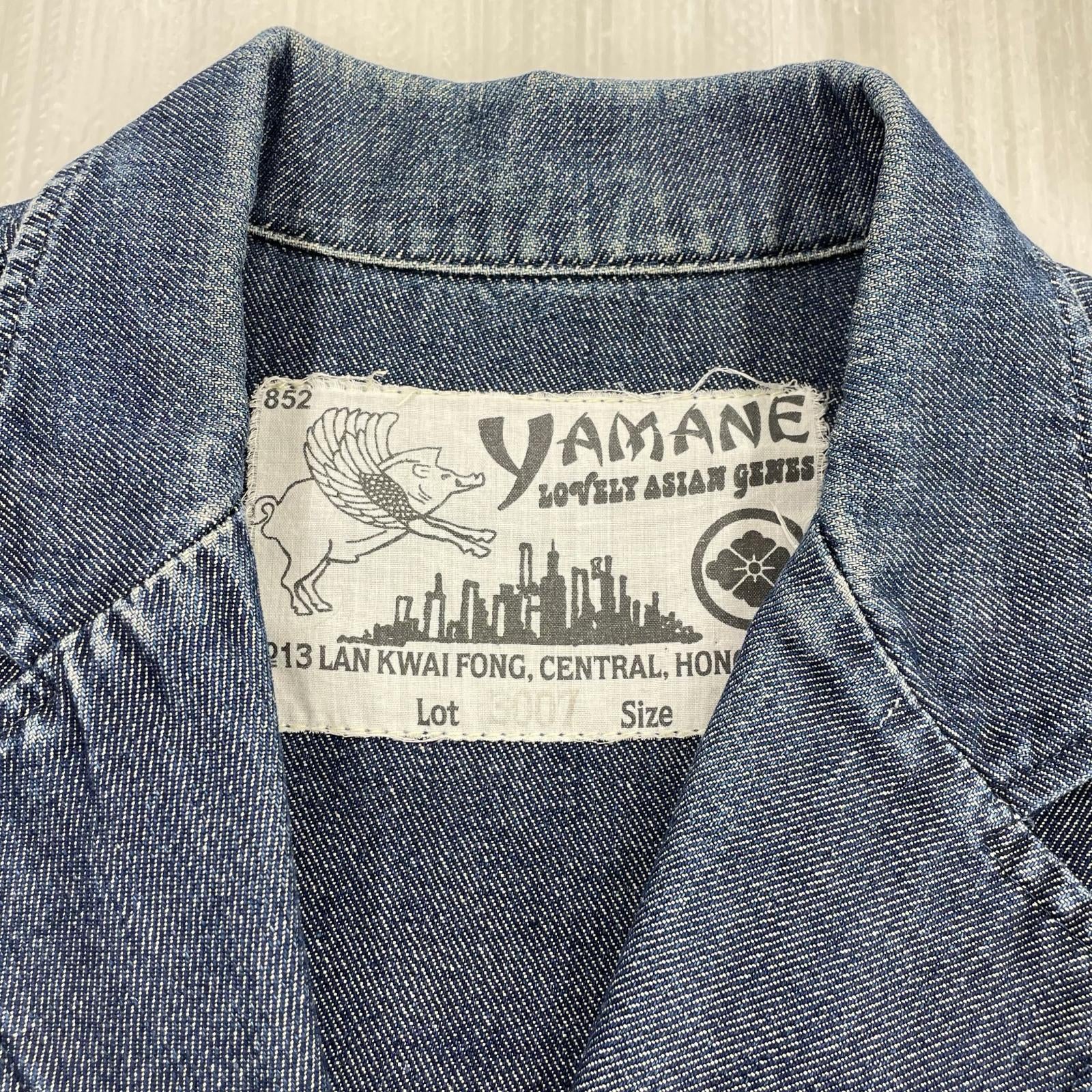 ジャケット YAMANE LOT.3007 デニムJKT 40 ブルー