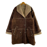 ジャケット sprung freres Corinne Cobson ムートンコート 茶 ブラウン