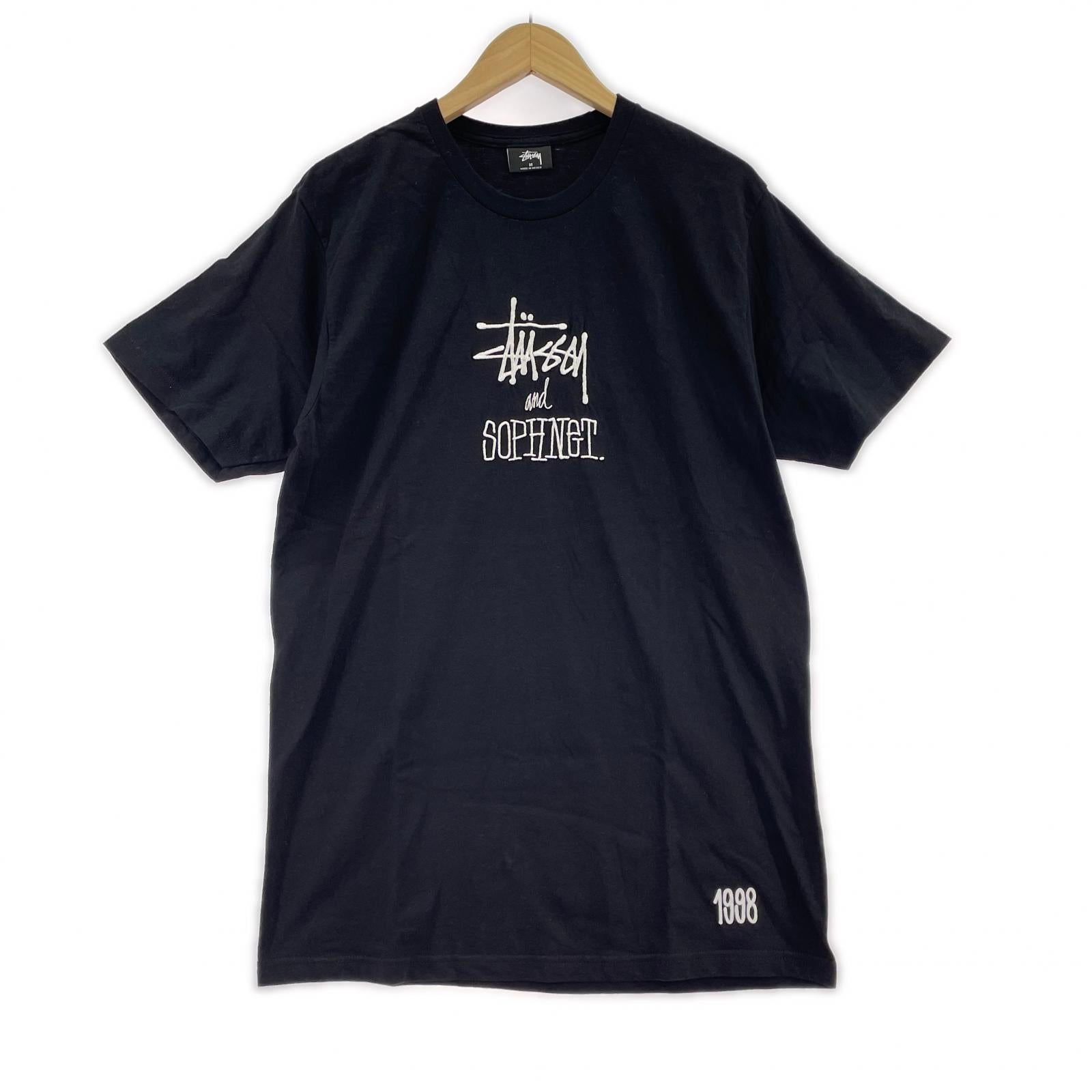 半袖Tシャツ SOPHNET. 刺繍 S/S Tシャツ (M) ブラック M ブラック