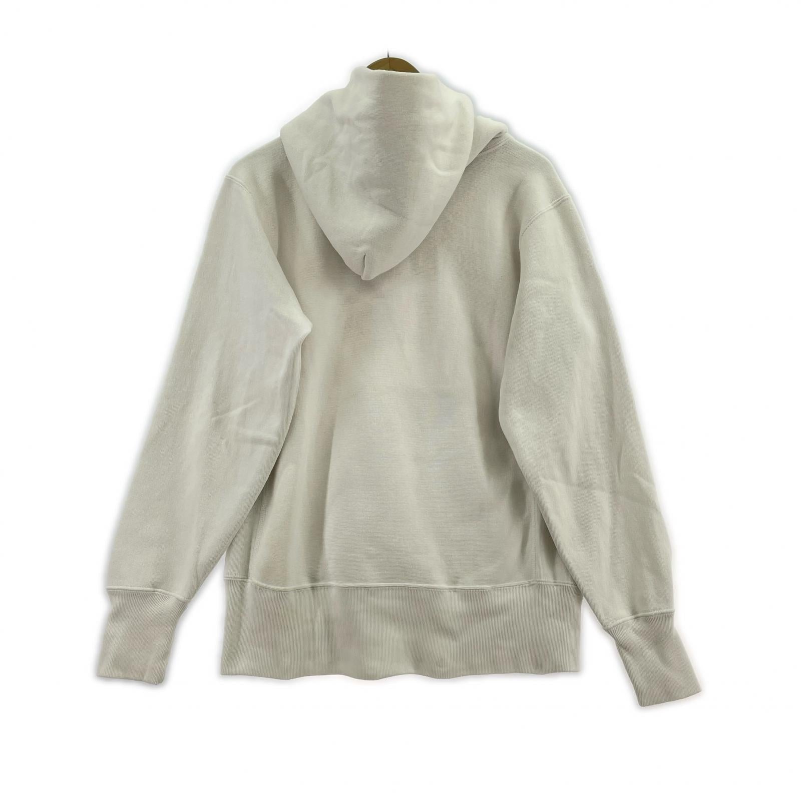 パーカー STUSSY SPORT Champion ロゴパーカー(S) ホワイト S ブラック
