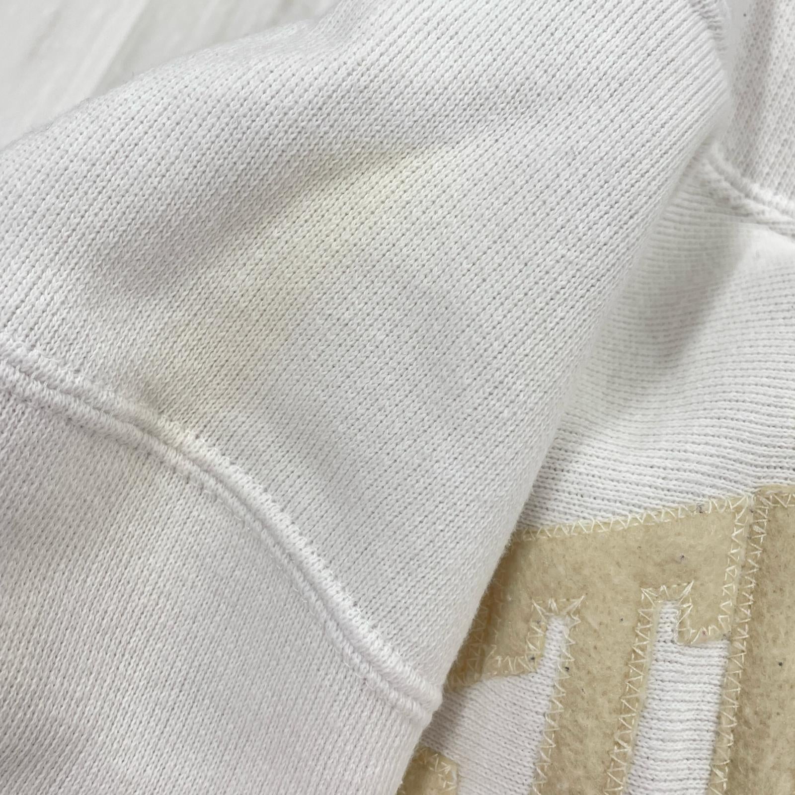 パーカー STUSSY SPORT Champion ロゴパーカー(S) ホワイト S ブラック
