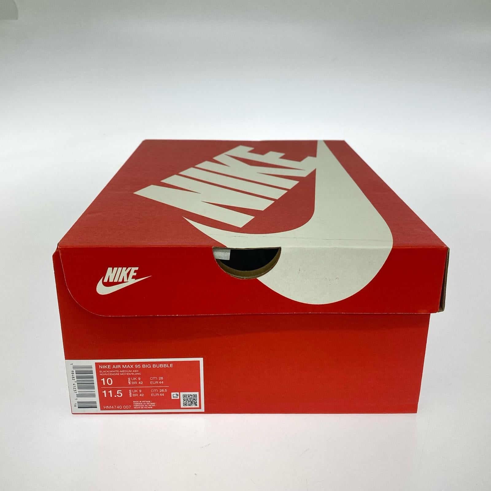 スニーカー AIR MAX 95 BIG BUBBLE GRANITE HM4740-007 28cm (US10 UK9 1/2 EU46) グレー