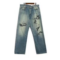 デニムパンツ X OOTD . WASHED 252 DP-BASIC DENIM PANTS (L) 252SPODN-PTM01 L