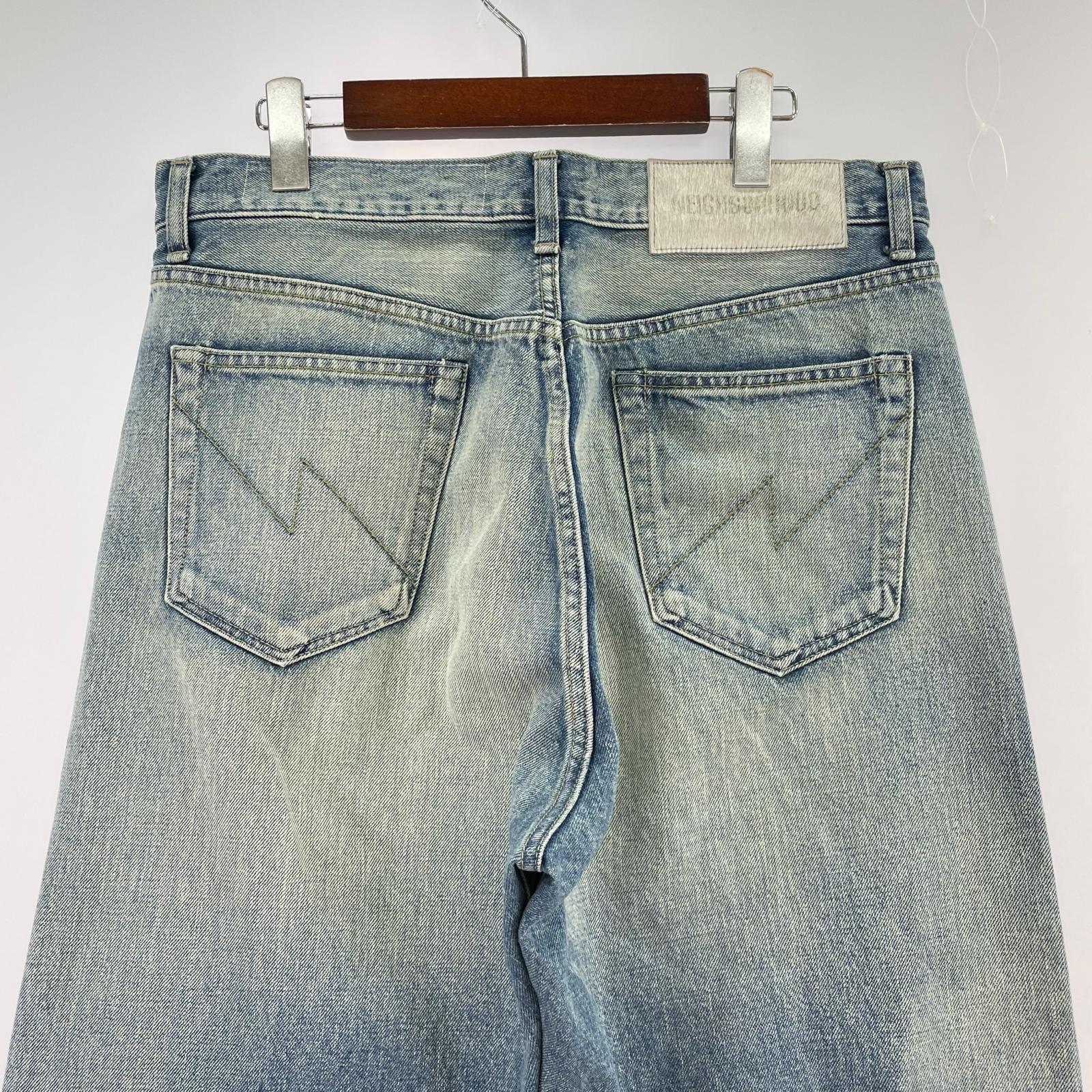 デニムパンツ X OOTD . WASHED 252 DP-BASIC DENIM PANTS (L) 252SPODN-PTM01 L