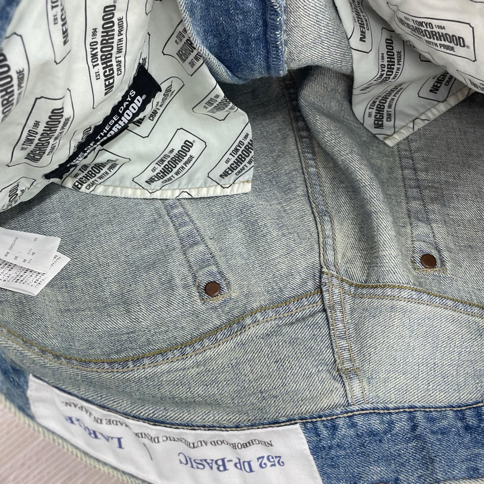 デニムパンツ X OOTD . WASHED 252 DP-BASIC DENIM PANTS (L) 252SPODN-PTM01 L