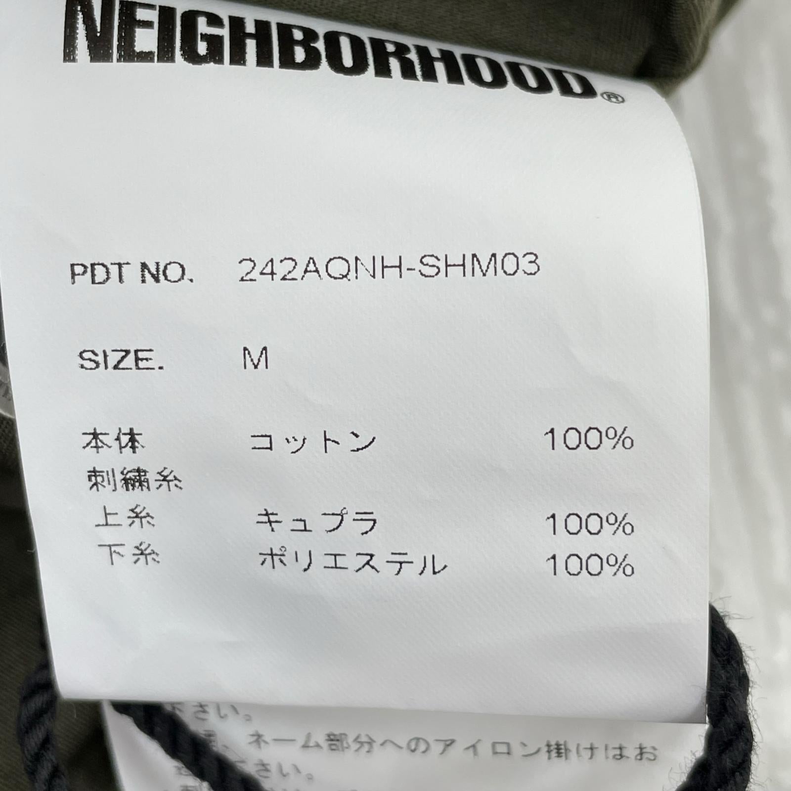 長袖シャツ NEIGHBORHOOD 22AW CROSS EMBROIDERY SHIRT M