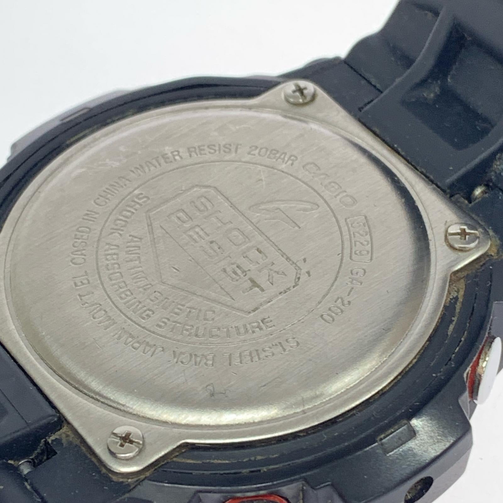 腕時計 GA-200BW ブラック