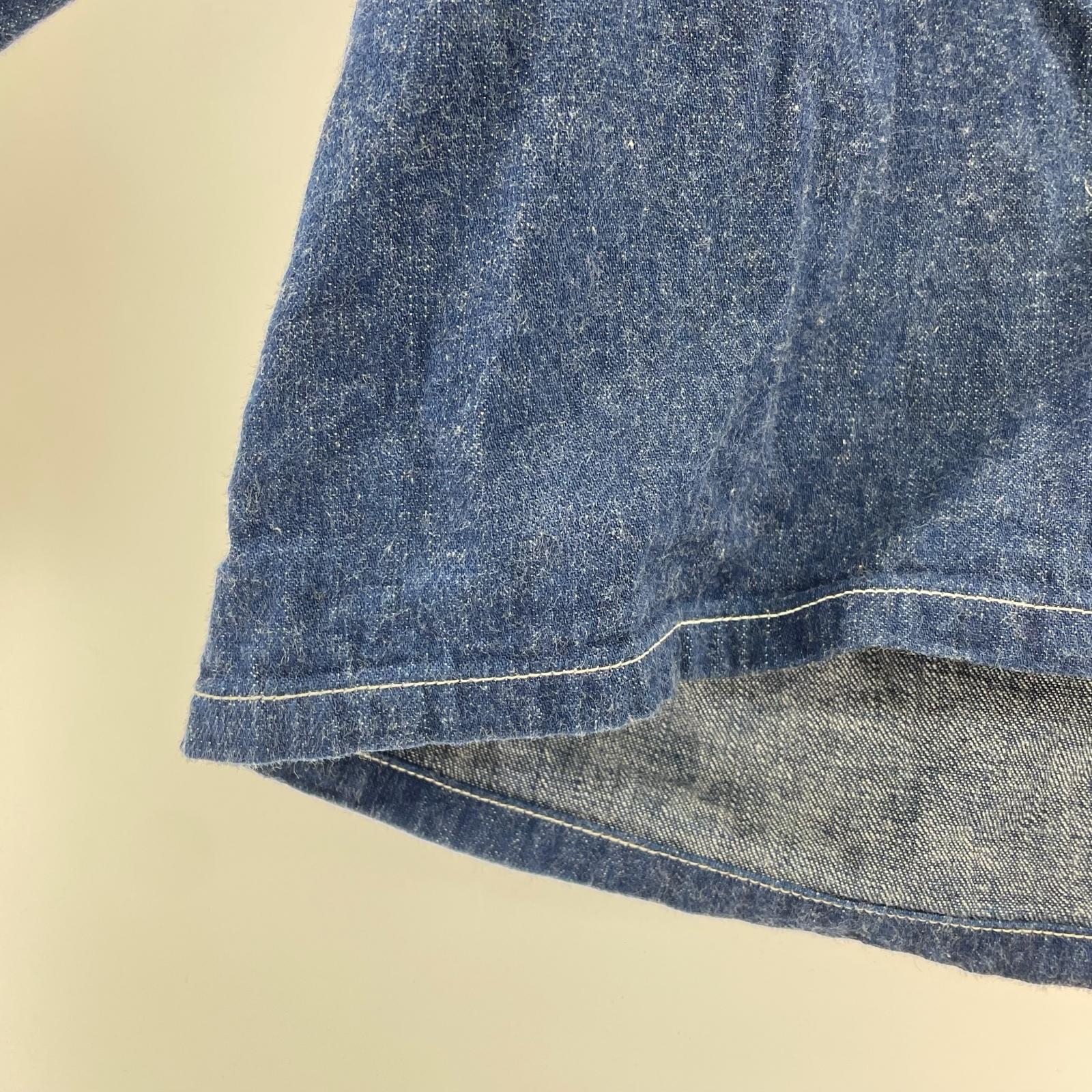 長袖シャツ US.ARMY POシャツ インディゴ