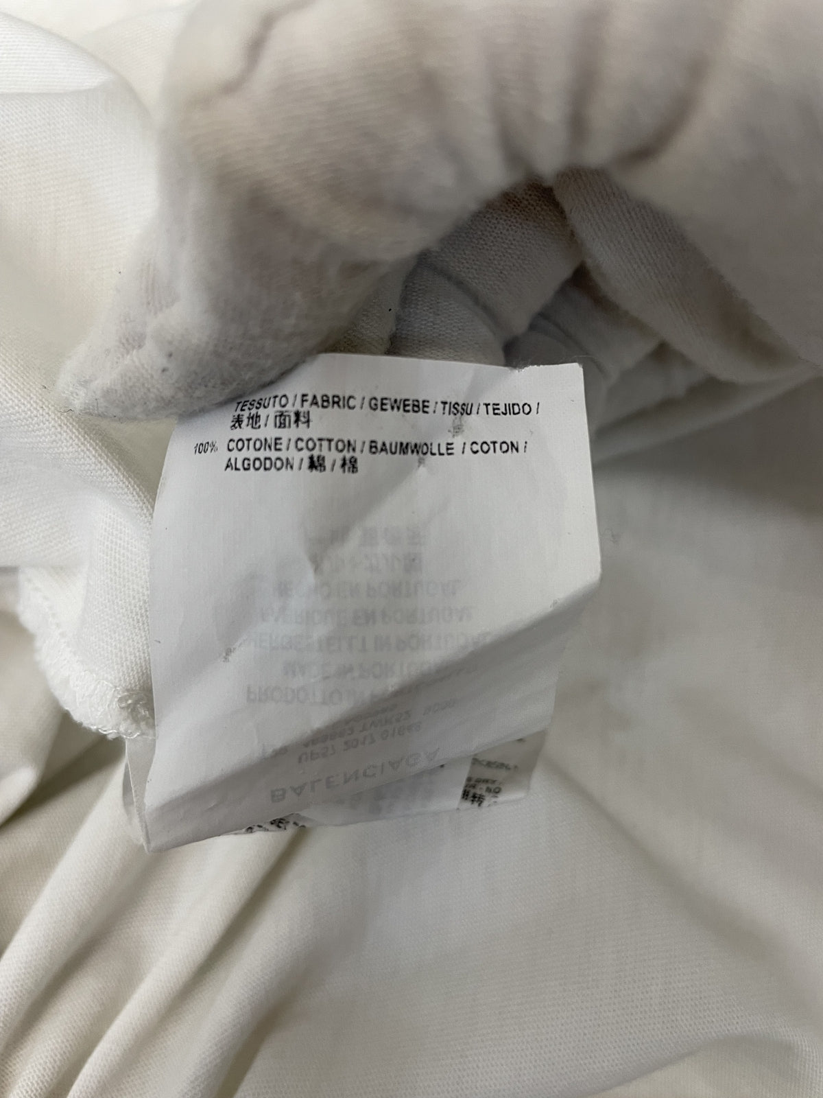 BALENCIAGA 18SS SINNERS オーバーサイズTee XL 白