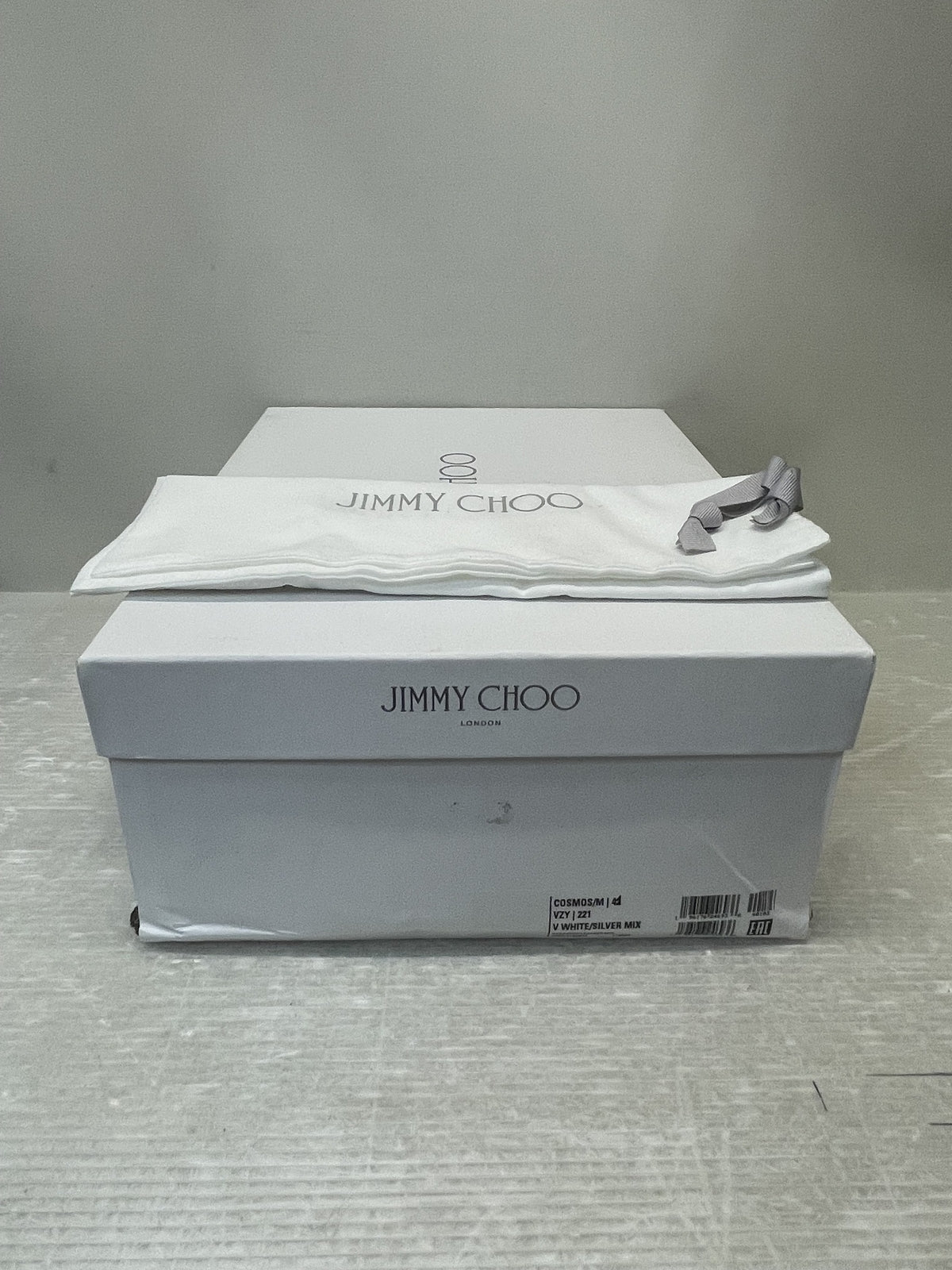 JIMMY CHOO COSMOS/M テクニカルスニーカー 41 白