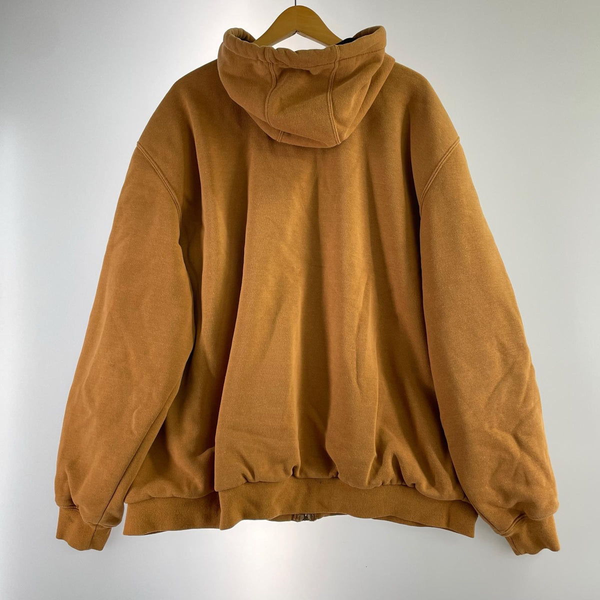 パーカー Carhartt ジップアップ パーカー ブラウン (XL) LL ブラウン