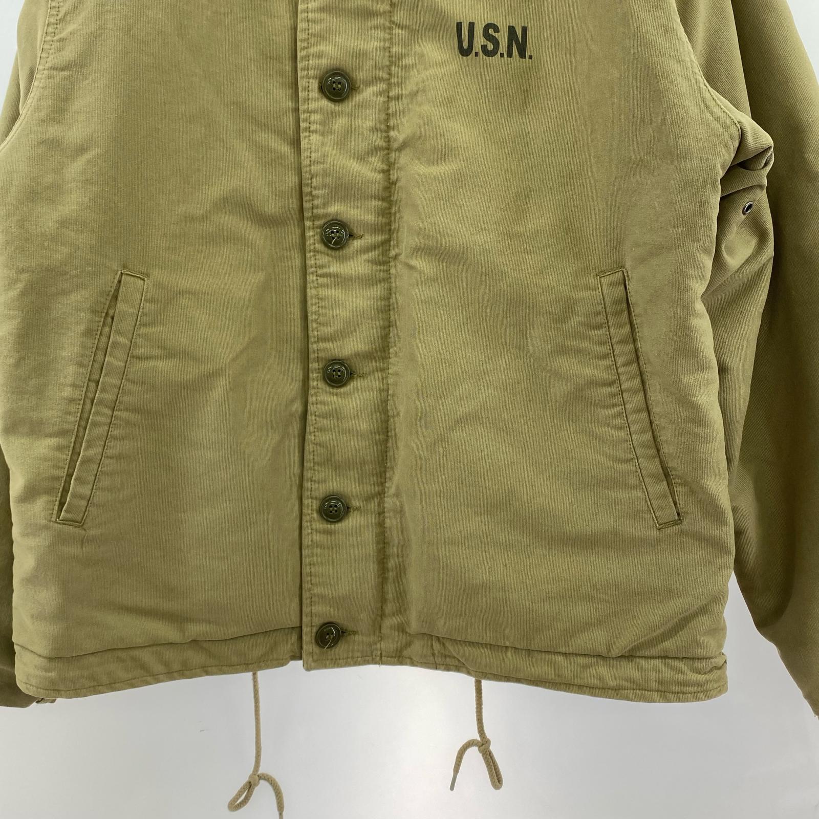 ジャケット Cycle Works N-1 デッキジャケット 38 38 カーキ