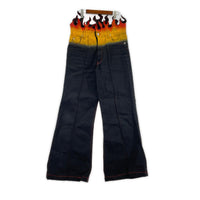 デニムパンツ TENDER PERSON Flame Denim Pants 4 ブラック