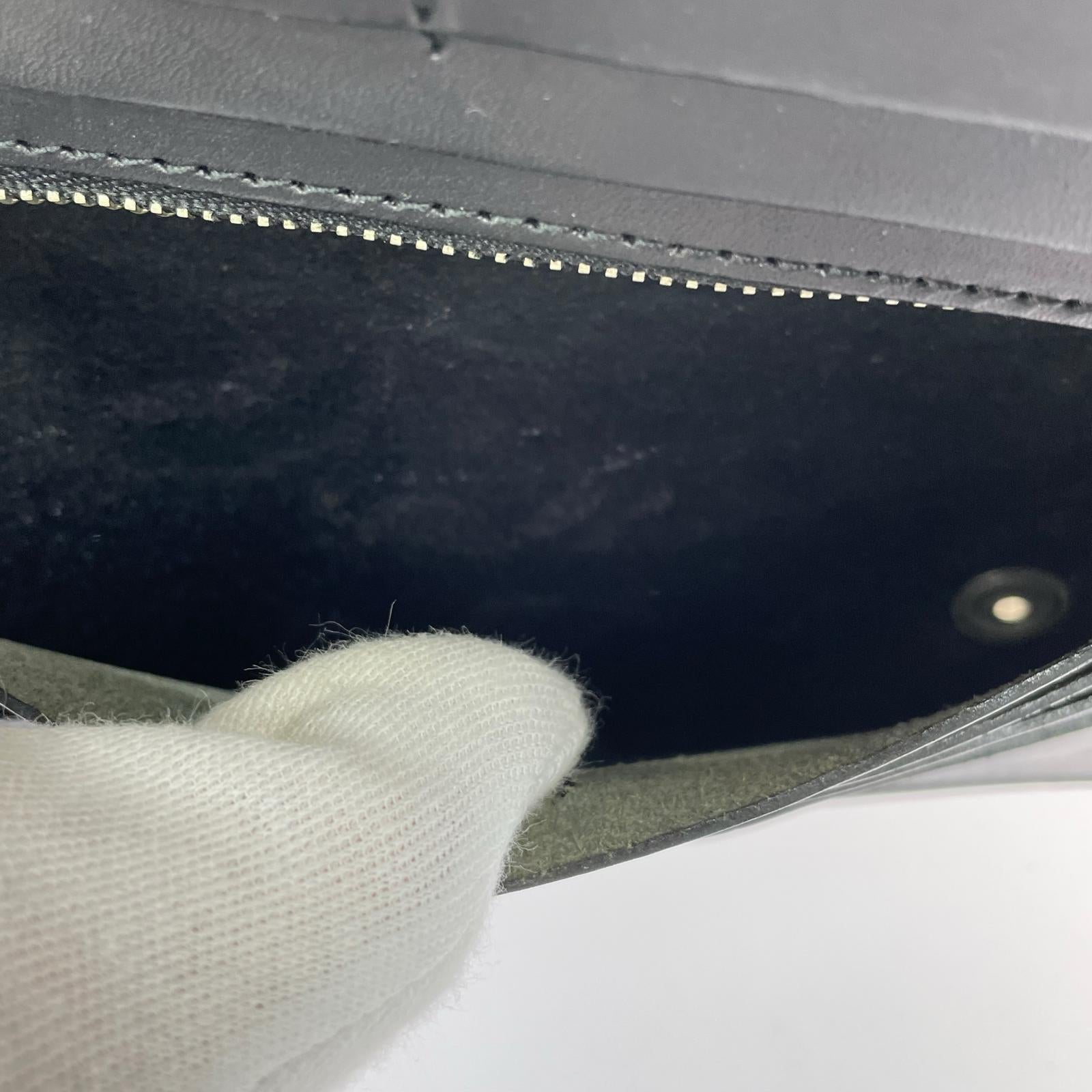 長財布 カービングウォレット 黒 ブラック