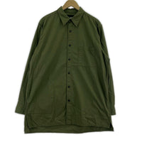 長袖シャツ Black SCANDAL Yohji Yamamoto BS ARMY POPLIN BIG SIDE P SHIRT 3 オリーブ 3
