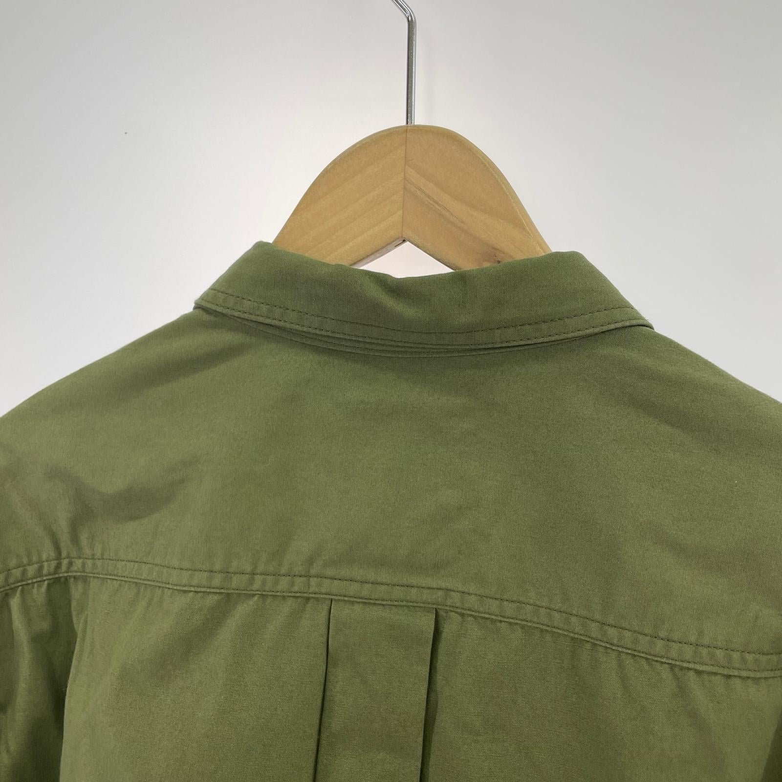 長袖シャツ Black SCANDAL Yohji Yamamoto BS ARMY POPLIN BIG SIDE P SHIRT 3 オリーブ 3