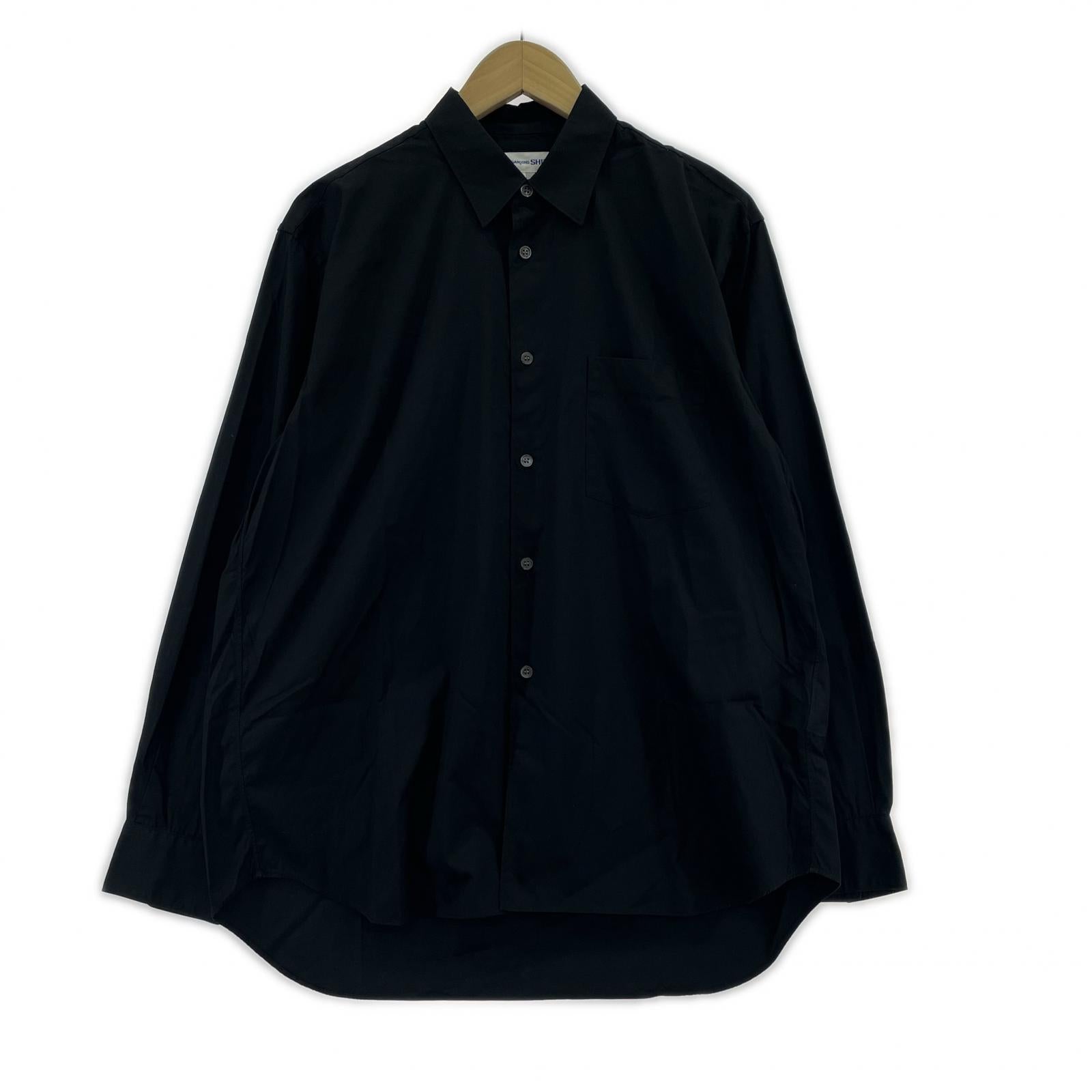 長袖シャツ COMME des GARCONS SHIRT FOREVER WIDE CLASSIC FIT SHIRT S ブラック S ブラック