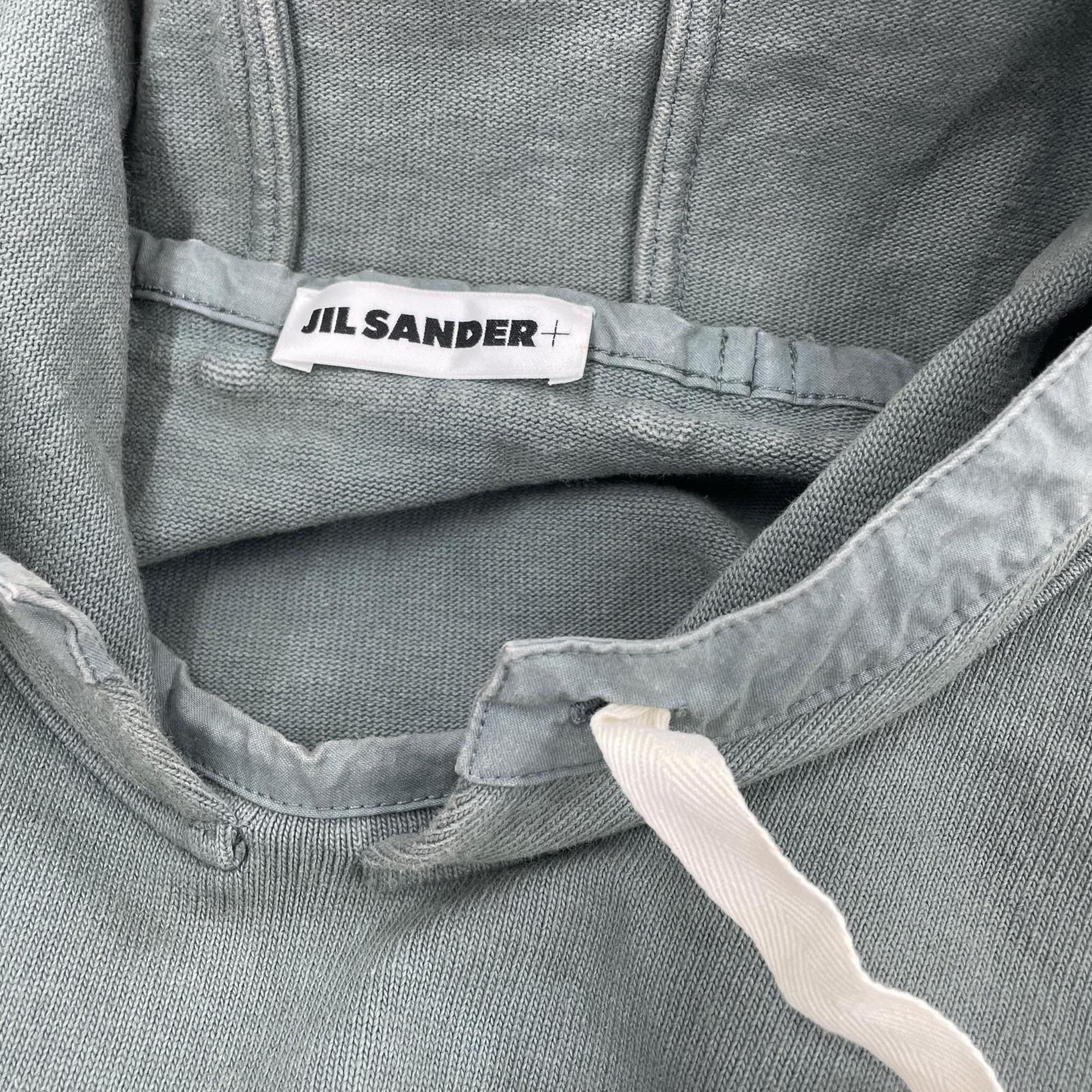 パーカー JIL SANDER+ ドローストリングスショートパーカー XS ミント