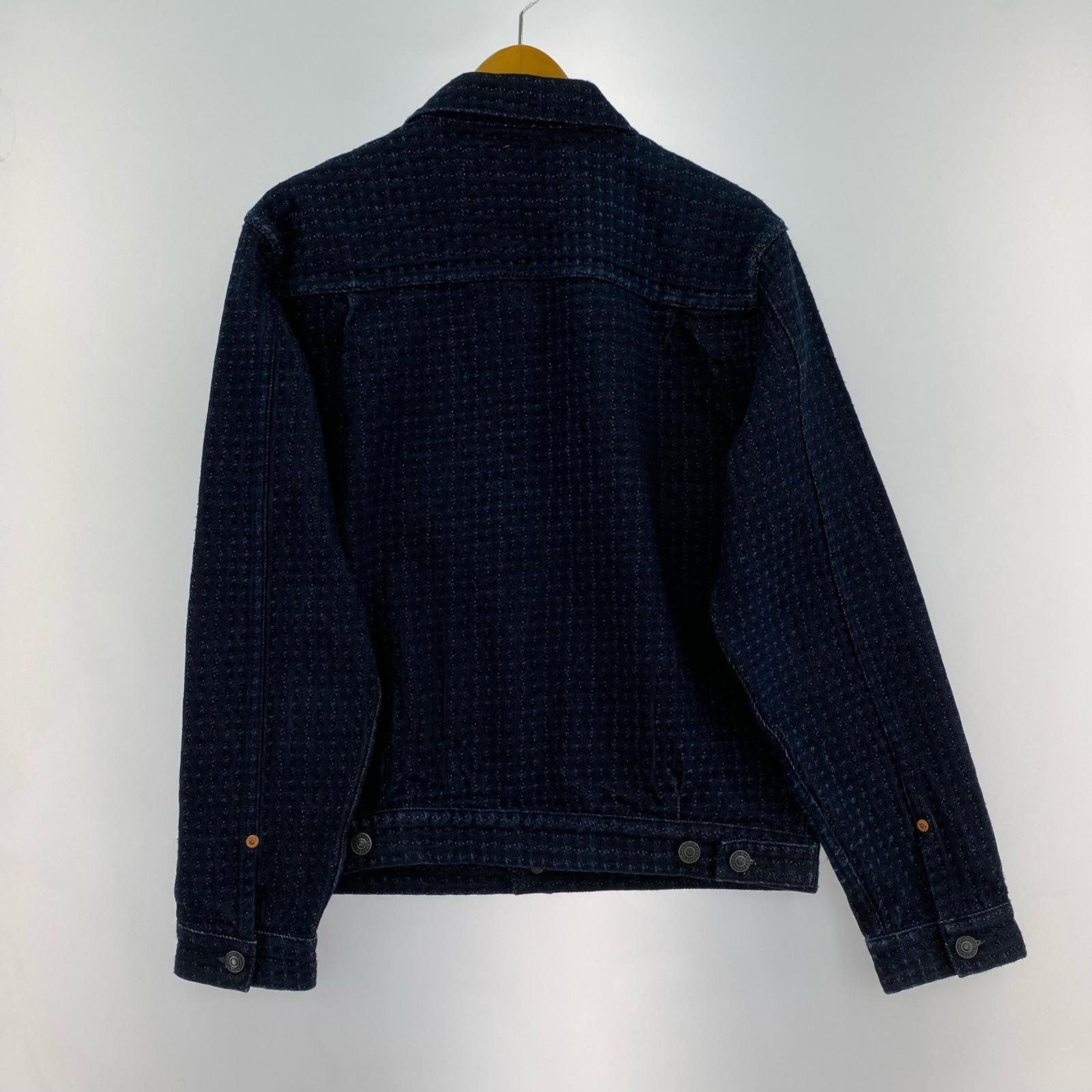 デニムジャケット SASHIKO DENIM D4549 36 ブルー