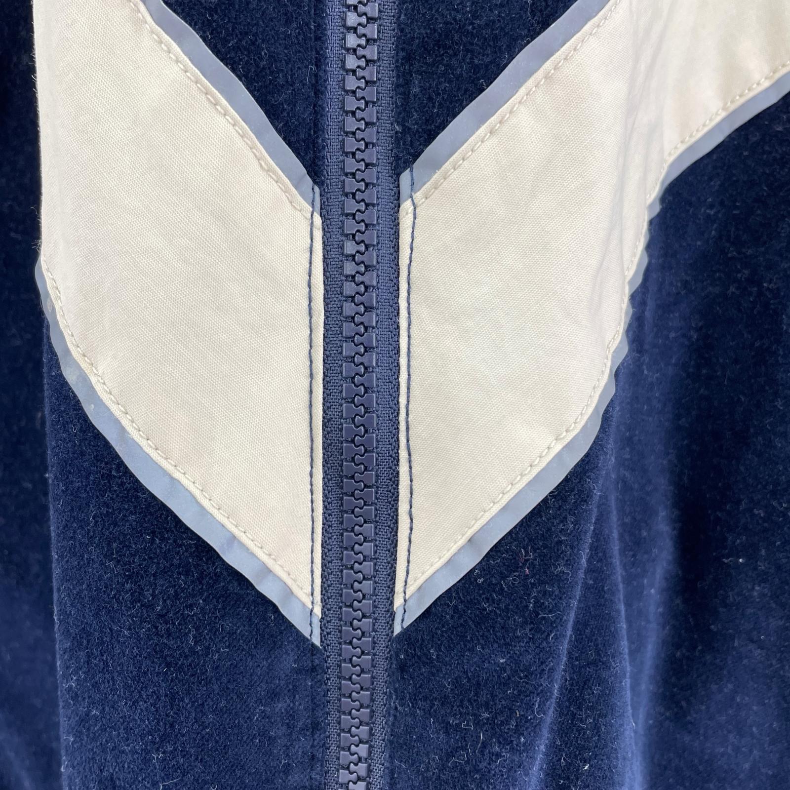 ジャケット MADE IN STANDARD ベロアトレーニングジャケット M 紺 M ネイビー