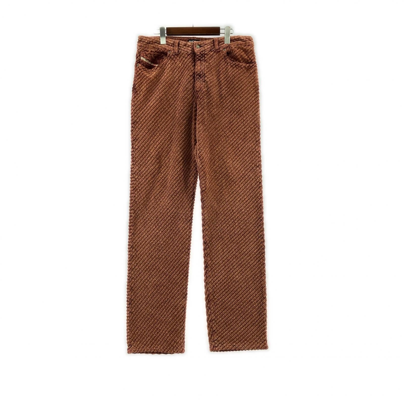 パンツ P-CORDY コーデュロイパンツ 32 レッド