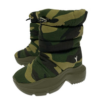 ブーツ YELLO G.I JANE SHORT BOOTS カモフラキルティングブーツ M M