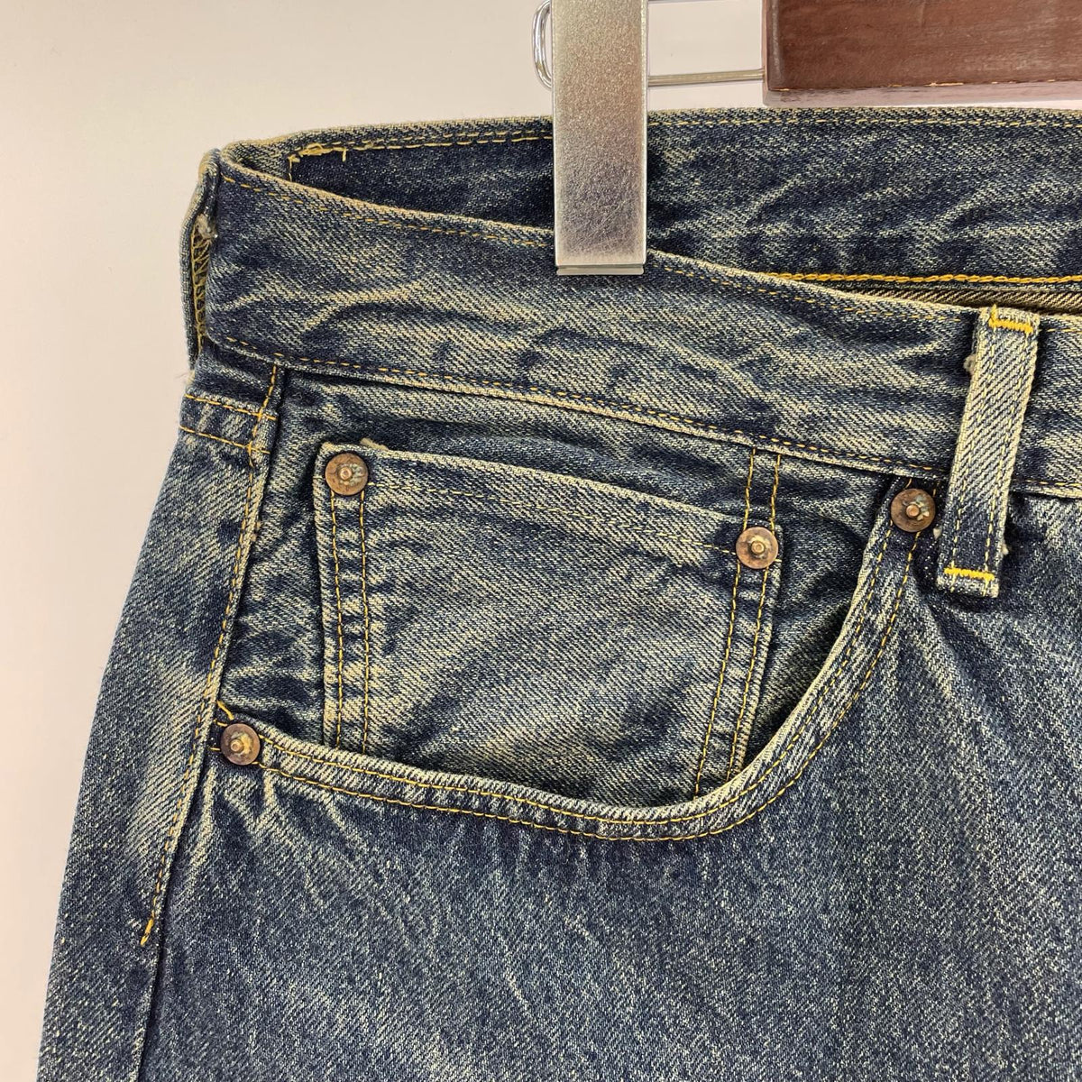 デニムパンツ 501XX 55年復刻 W34L32 ブルー