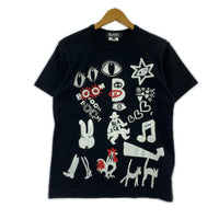 半袖Tシャツ BLACK COMME des GARCONS 24ss 綿天竺 FLIP PAGWSKI プリントTee M ブラック M ブラック