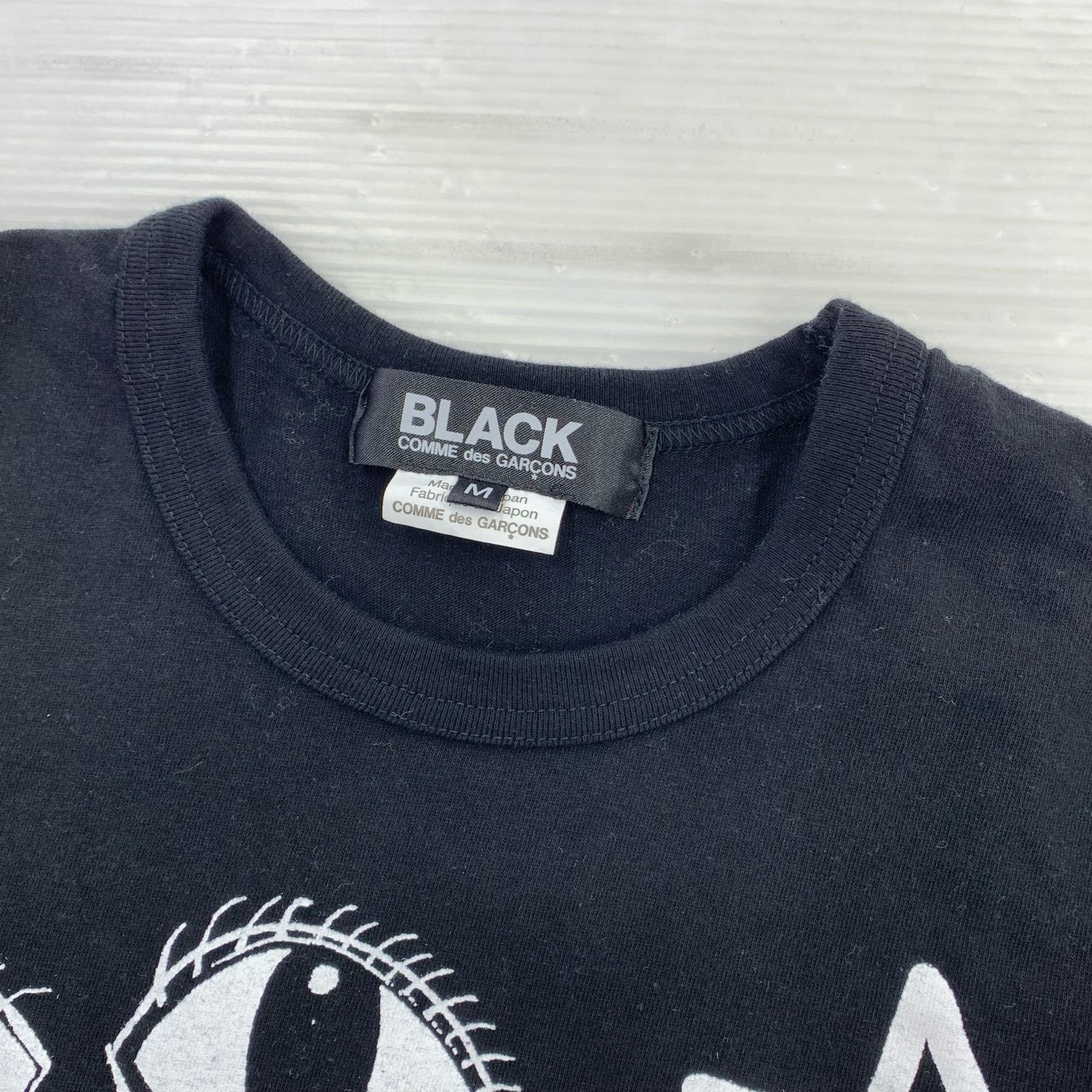 半袖Tシャツ BLACK COMME des GARCONS 24ss 綿天竺 FLIP PAGWSKI プリントTee M ブラック M ブラック