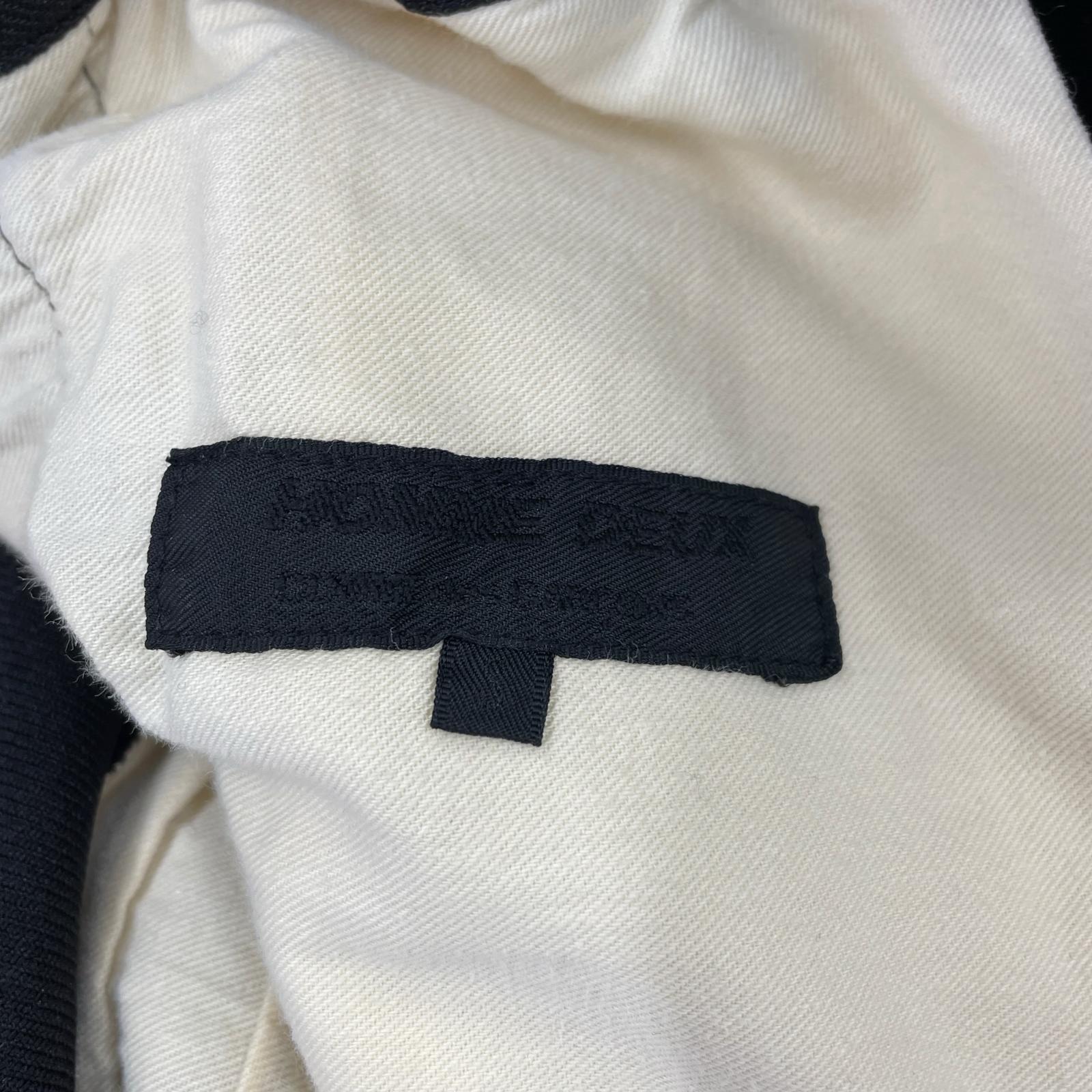 パンツ COMME des GARCONS HOMME DEUX 製品染ポリスラックス s ブラック S ブラック