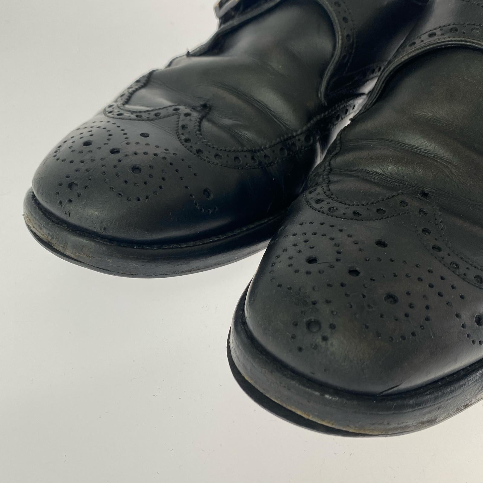 シューズ ウィングチップ 黒(7 1/2) ブラック
