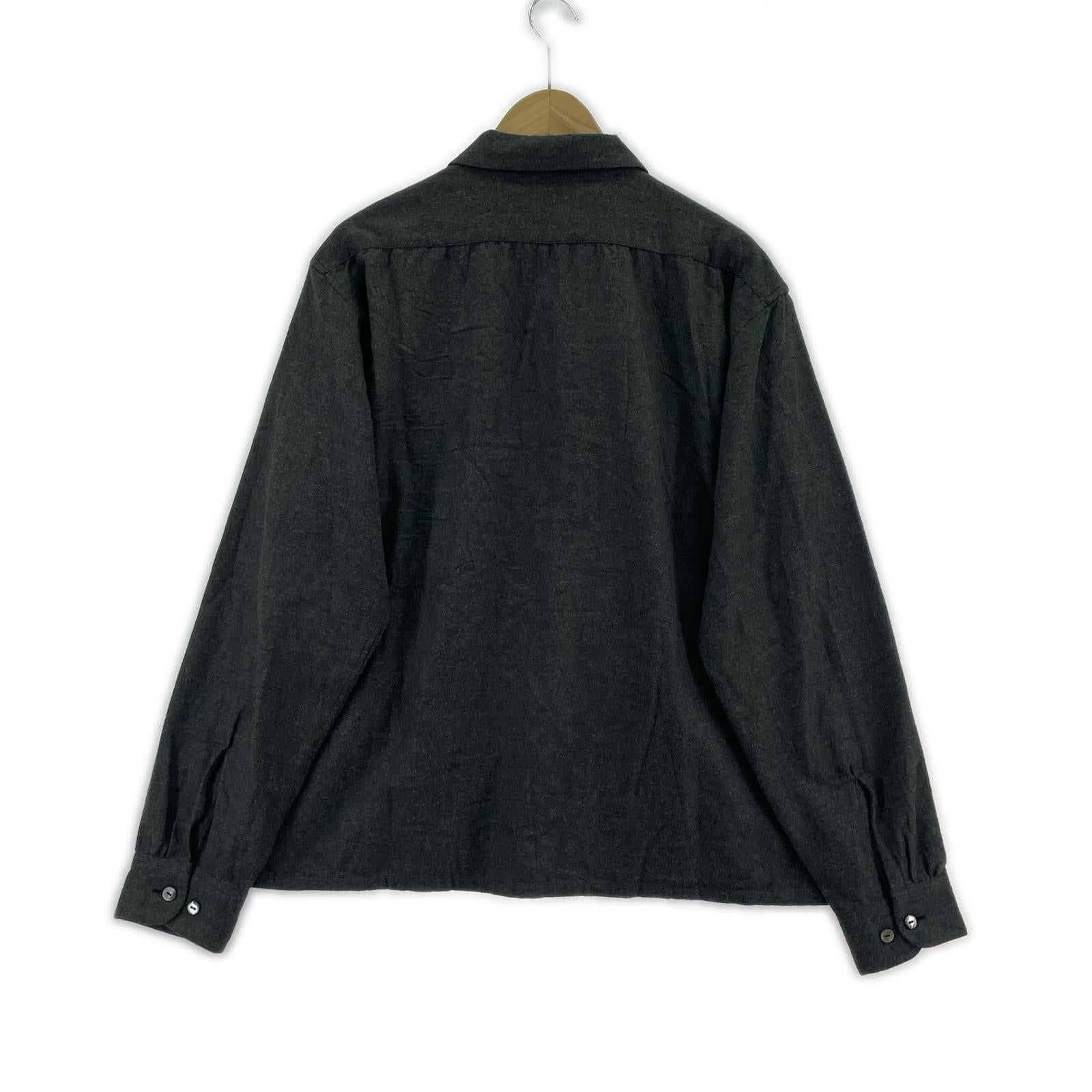 長袖シャツ UNUSED flannel shirt 2 グレー 2 グレー