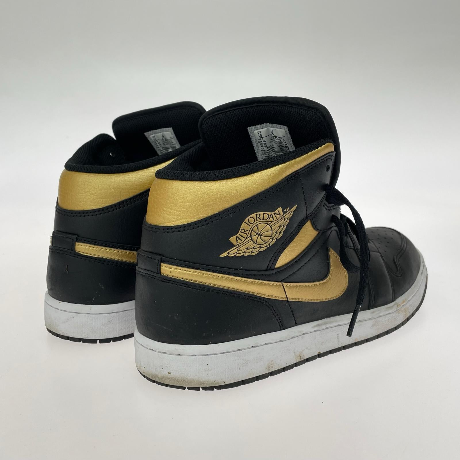 スニーカー AIR JORDAN 1 MID 28.0 28cm (US10 UK9 1/2 EU46) ブラック