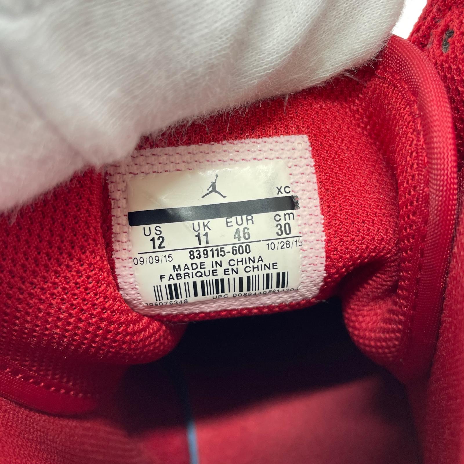 スニーカー AJ1 RETRO HIGH Red Elephant Print 30cm (US12 UK11 1/2 EU50) レッド