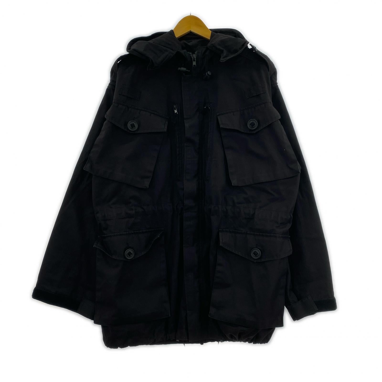 ミリタリージャケット SAS SMOCK PARKA BLACK ブラック