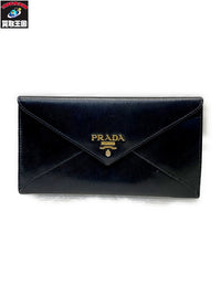 PRADA エンヴェロープ サフィアーノ ブラック